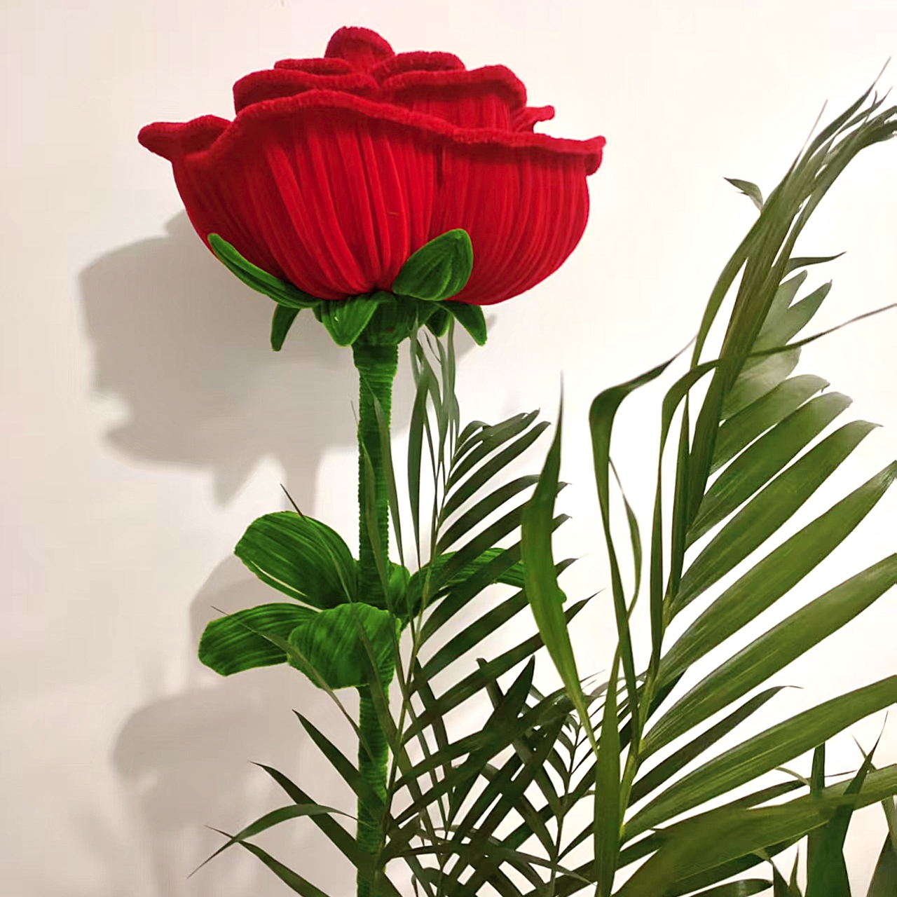 【寒冰若雪手工推荐】1.6米90厘米60厘米巨型玫瑰花材料包加密扭棒