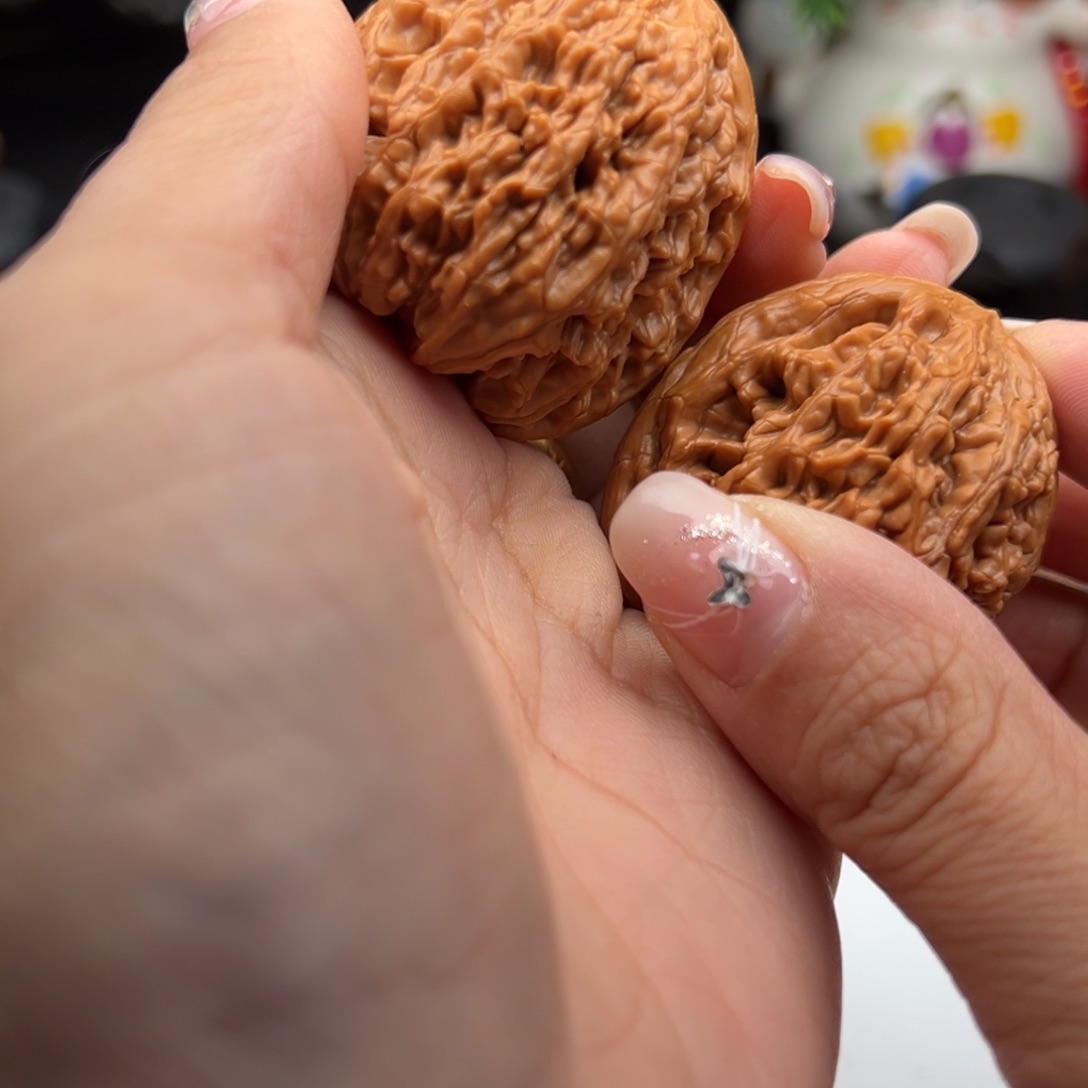 文玩核桃把件虎头王41