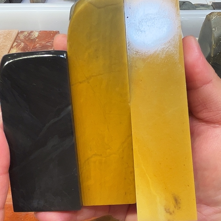 昌化石印石长白石