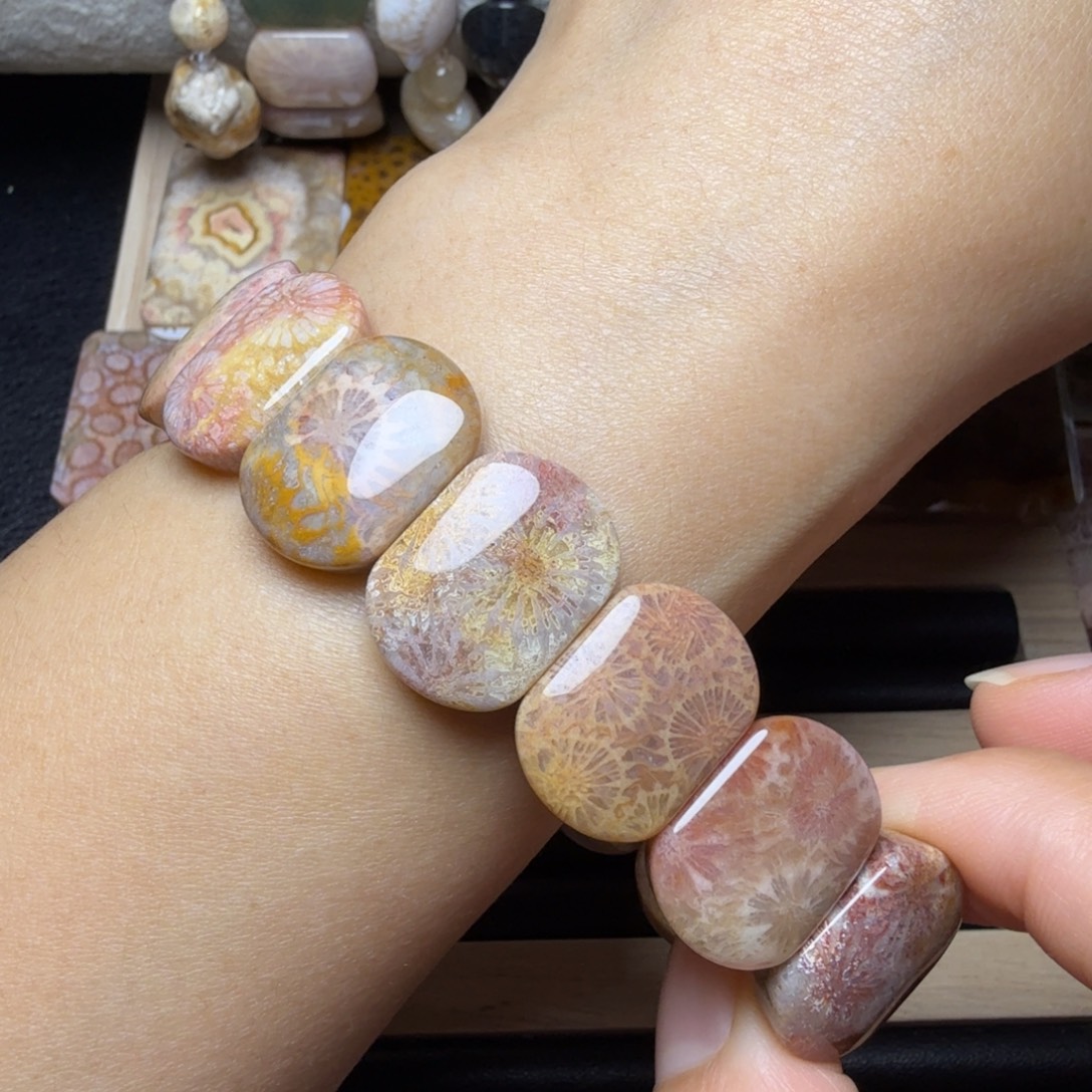 硅化玉未镶嵌紫粉红 可盘，好彩1片才20