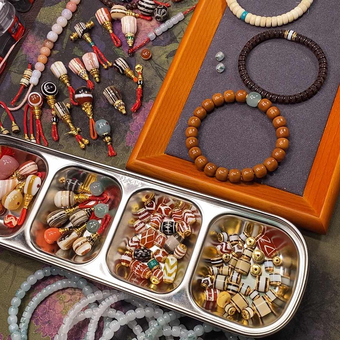 琥珀颈饰未镶嵌王***项链