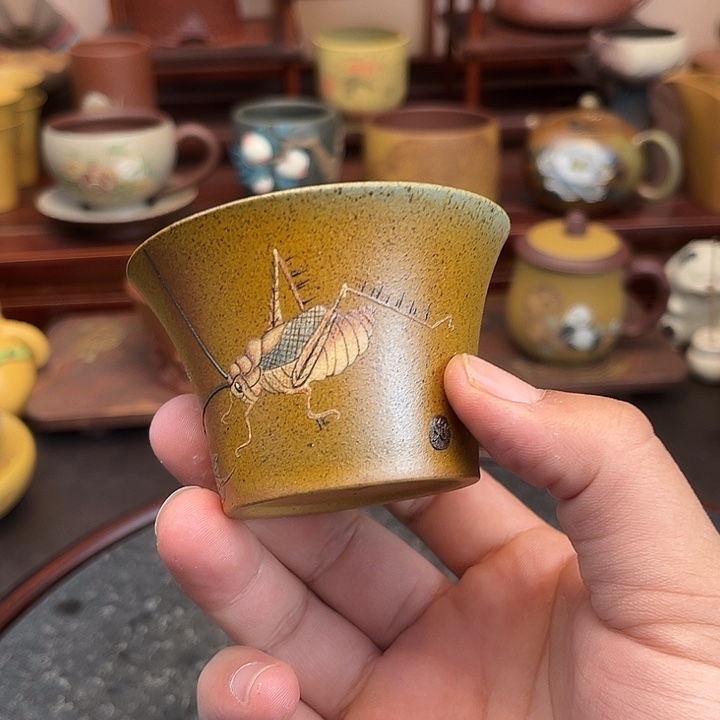 紫砂茶杯文淘紫砂主人杯高端茶器