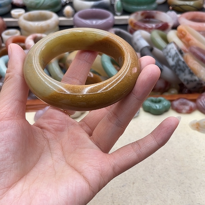 石英质玉圈口55未镶嵌