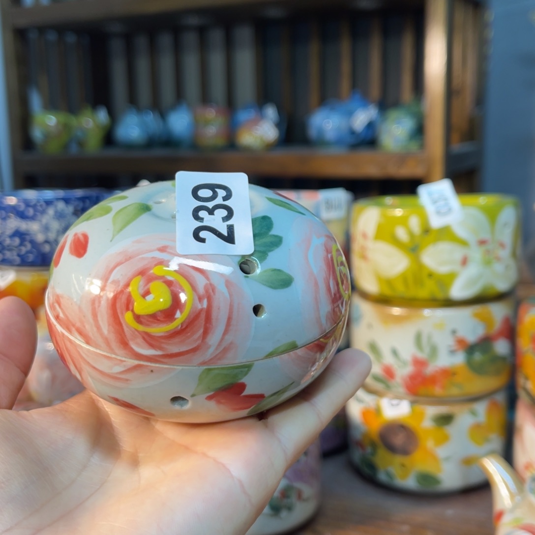 杯素浅陶瓷手工手绘