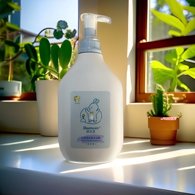 达儿文山茶油宝宝洗发沐浴露二合一清爽留香大容量家庭装