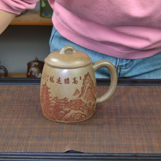 茶杯紫砂高货放漏