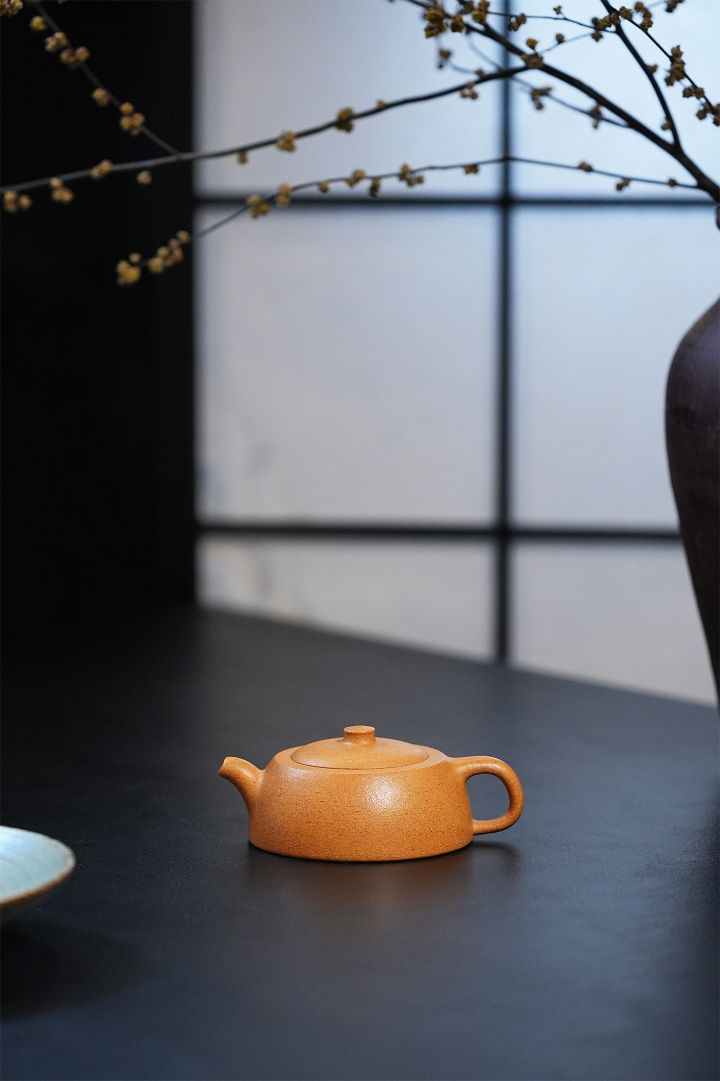 【老坛紫砂】老坛全手工井栏壶老宕口黄金段泡茶壶泥壶纯手工茶具