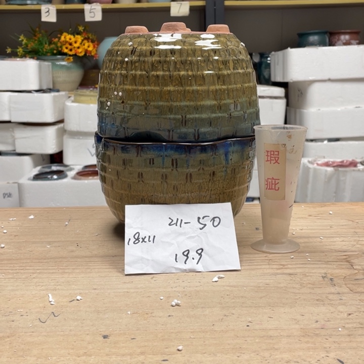 紫砂花盆多肉花盆微瑕50