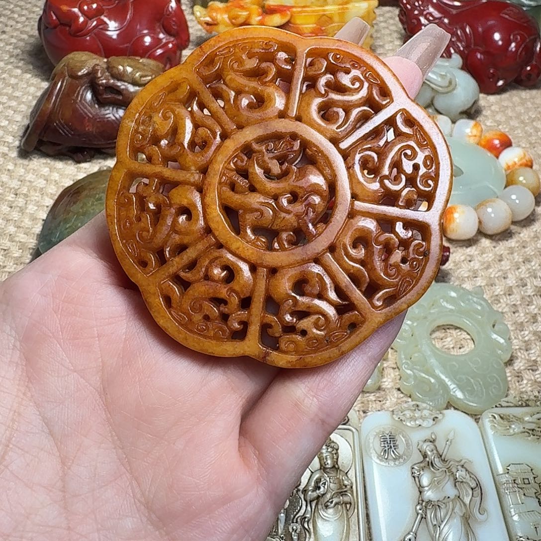 吊坠白玉菩提挂件