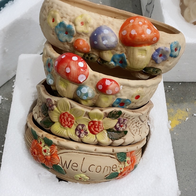 【闪购商品】陶瓷陶瓷花盆，多肉花盆