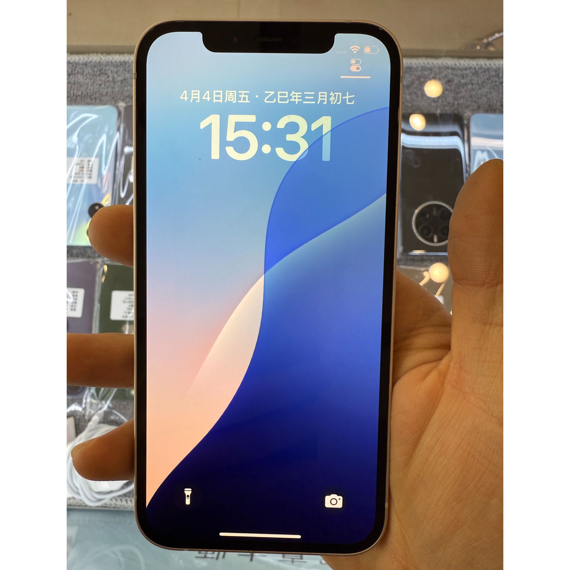9新 Apple/苹果 二手苹果12国行全原装128G电池健康82%95新