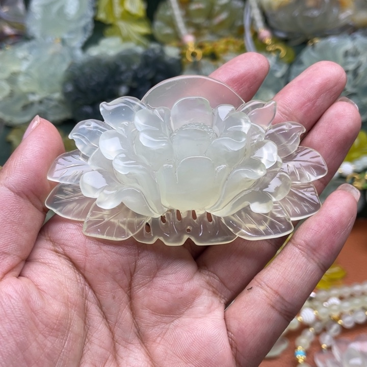 未镶嵌蛇纹石玉项链