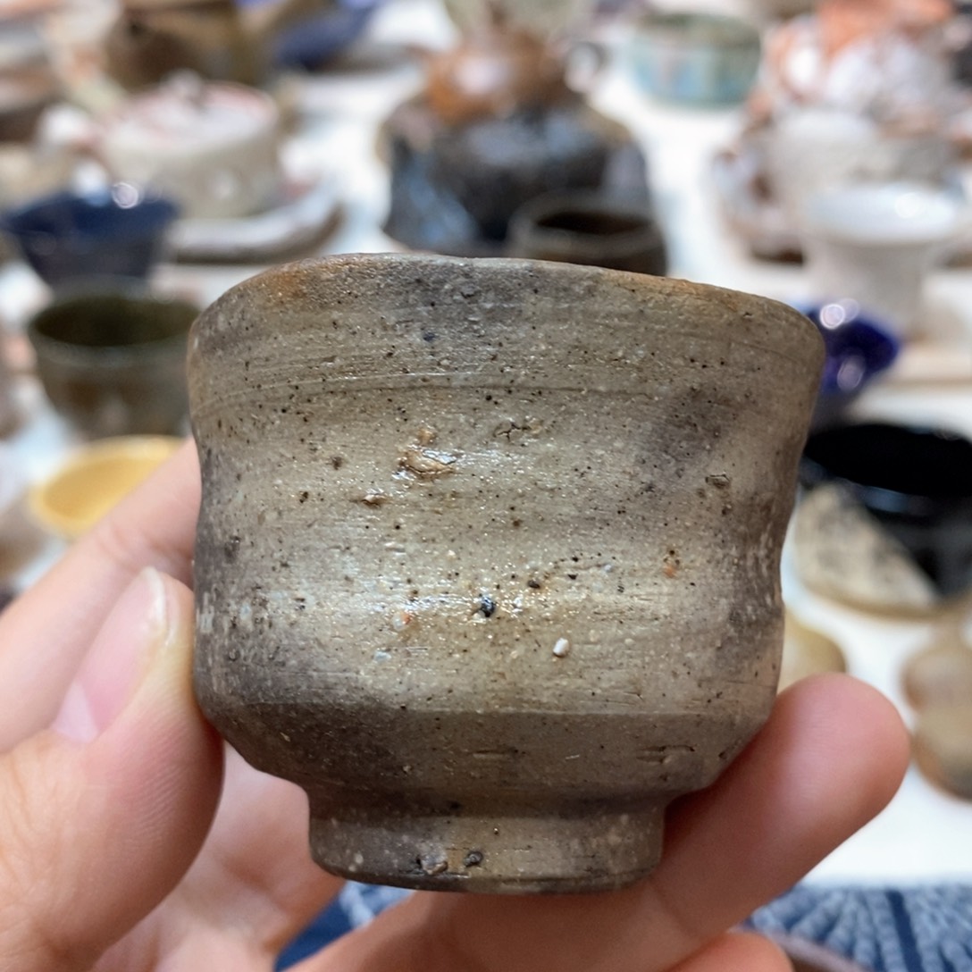 柴烧侘寂粗陶茶具