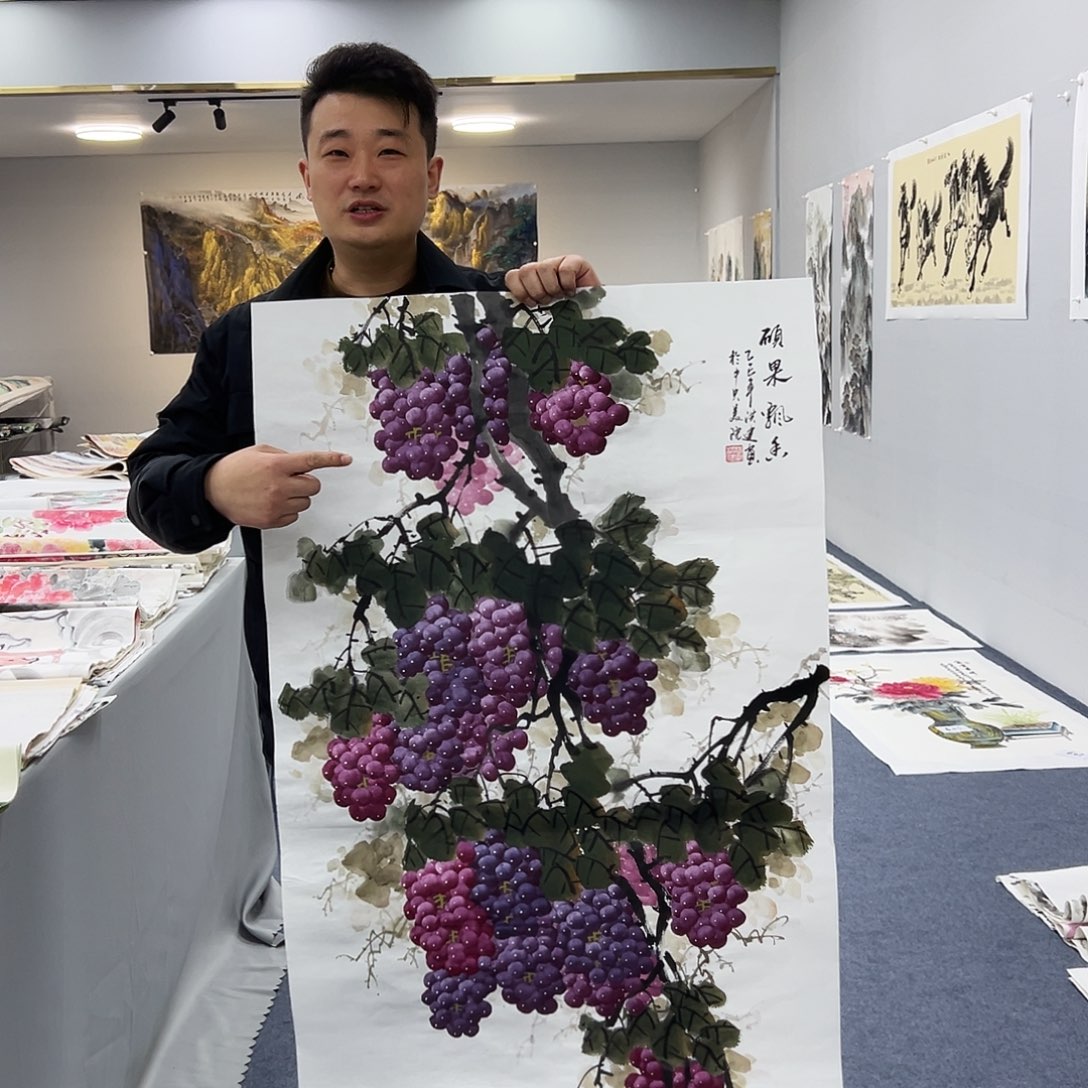 国画国画作品宣纸纯手绘