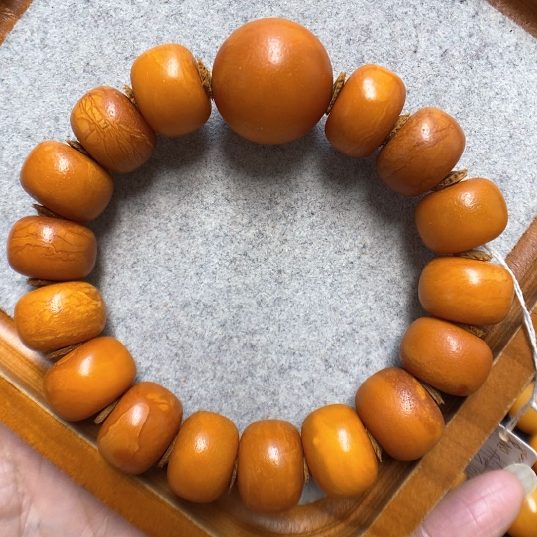 蜜蜡手串未镶嵌蜜蜡