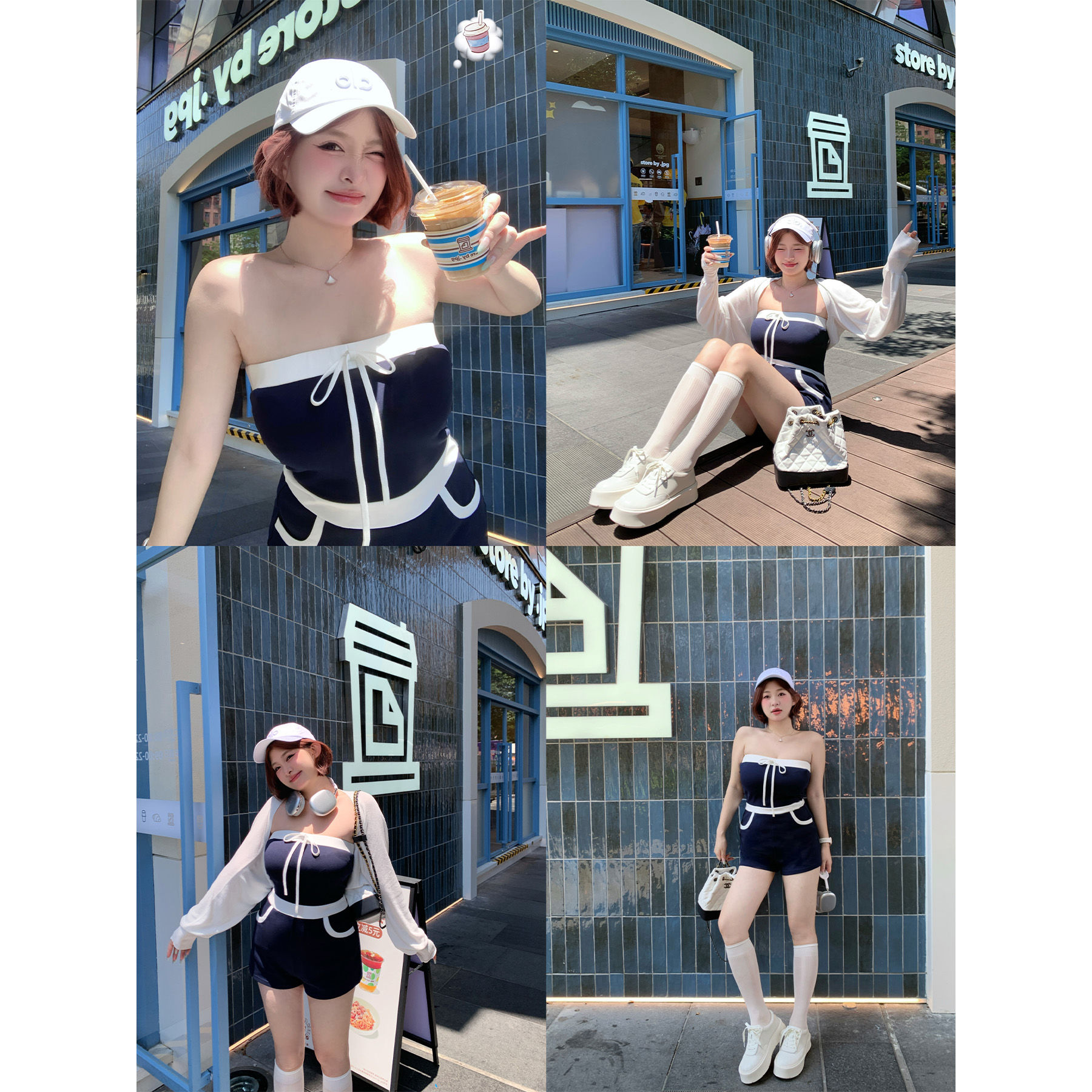 显腿细又长!!!【77%棉空气层!!·“jpg.连体裤”】夏季微胖纯欲女254