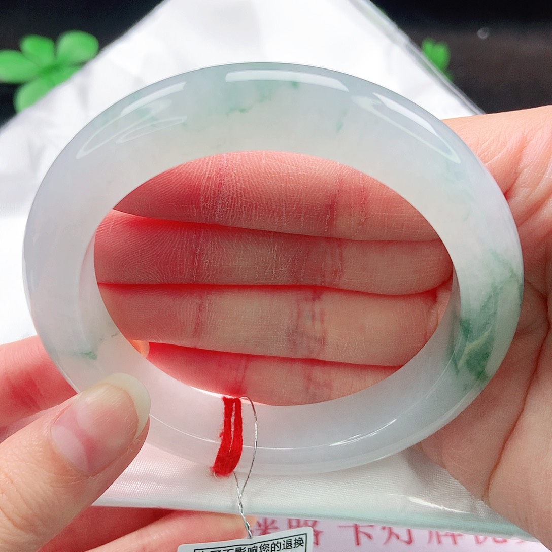 未镶嵌手镯翡翠58圈