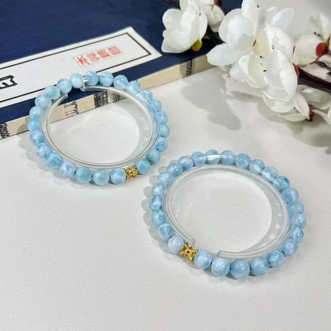 【铭记好物】海纹石DIY圆珠手串 QDM37K62【多样性发一件】约6.5mm