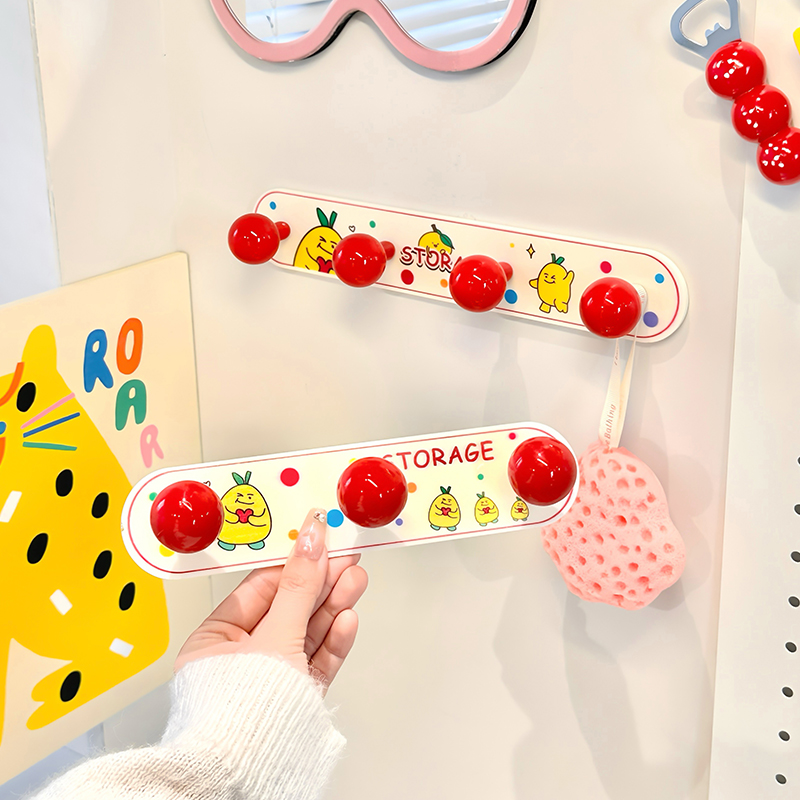 多巴胺门后挂衣钩免打孔创意可爱挂钩毛巾无痕粘钩客厅浴室强力钩