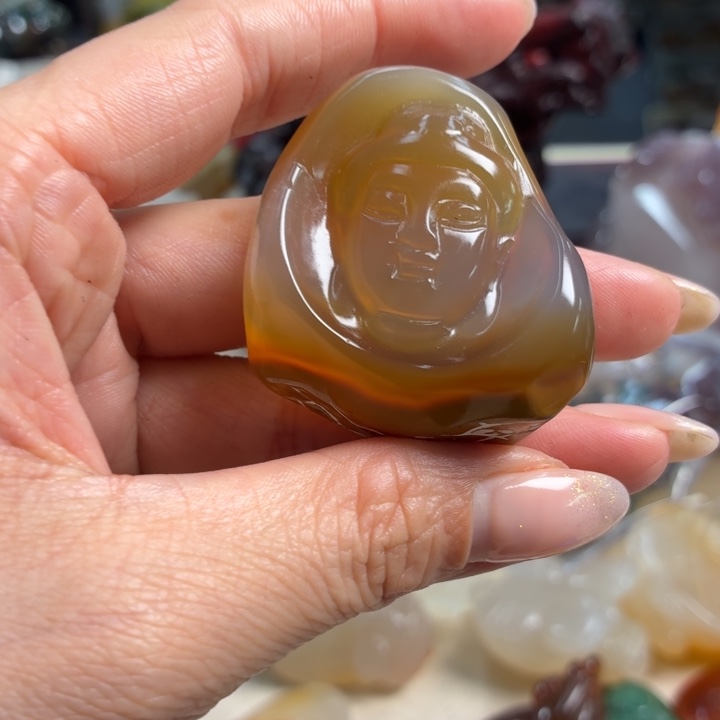 玛瑙/玉髓未镶嵌吊坠(不含链)