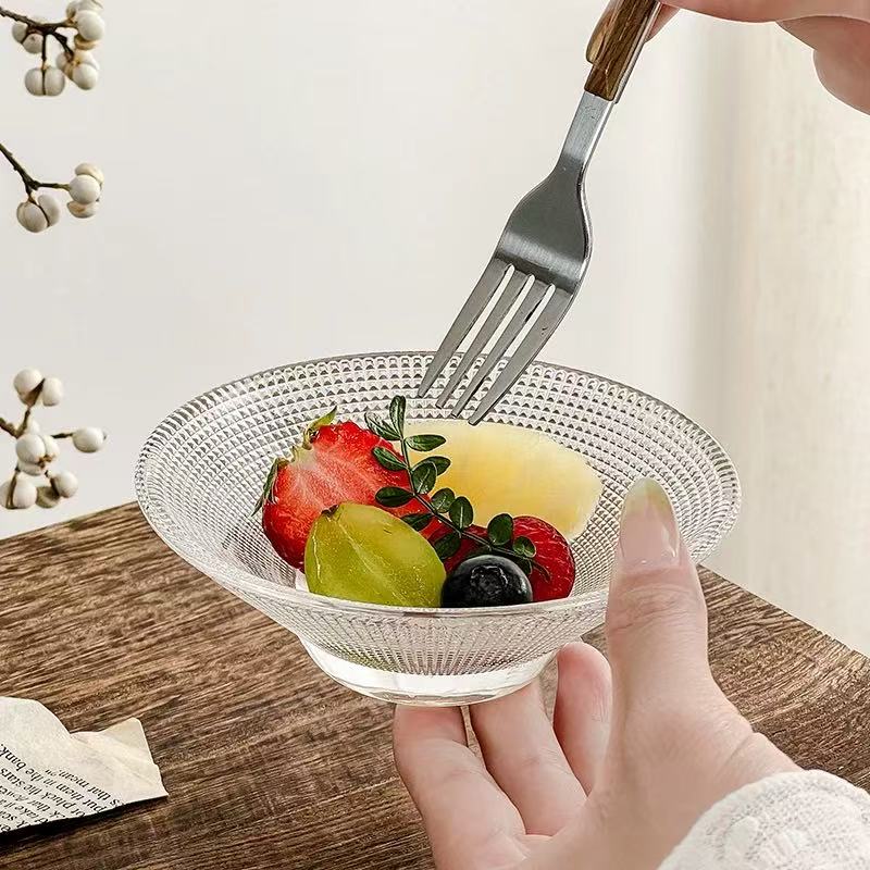 拍一发二北欧轻奢格纹细碗小食碗甜品碗干果碗