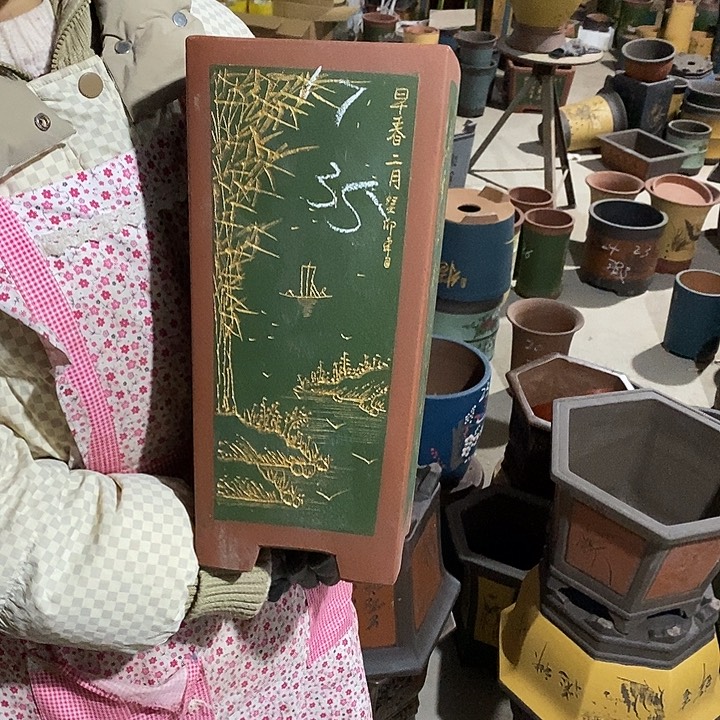 紫砂花盆紫砂花盆