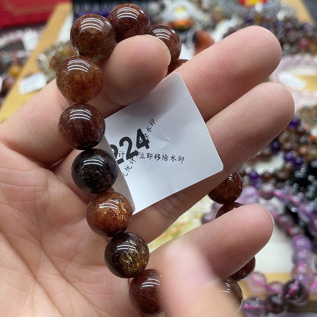 未镶嵌水晶手串天然