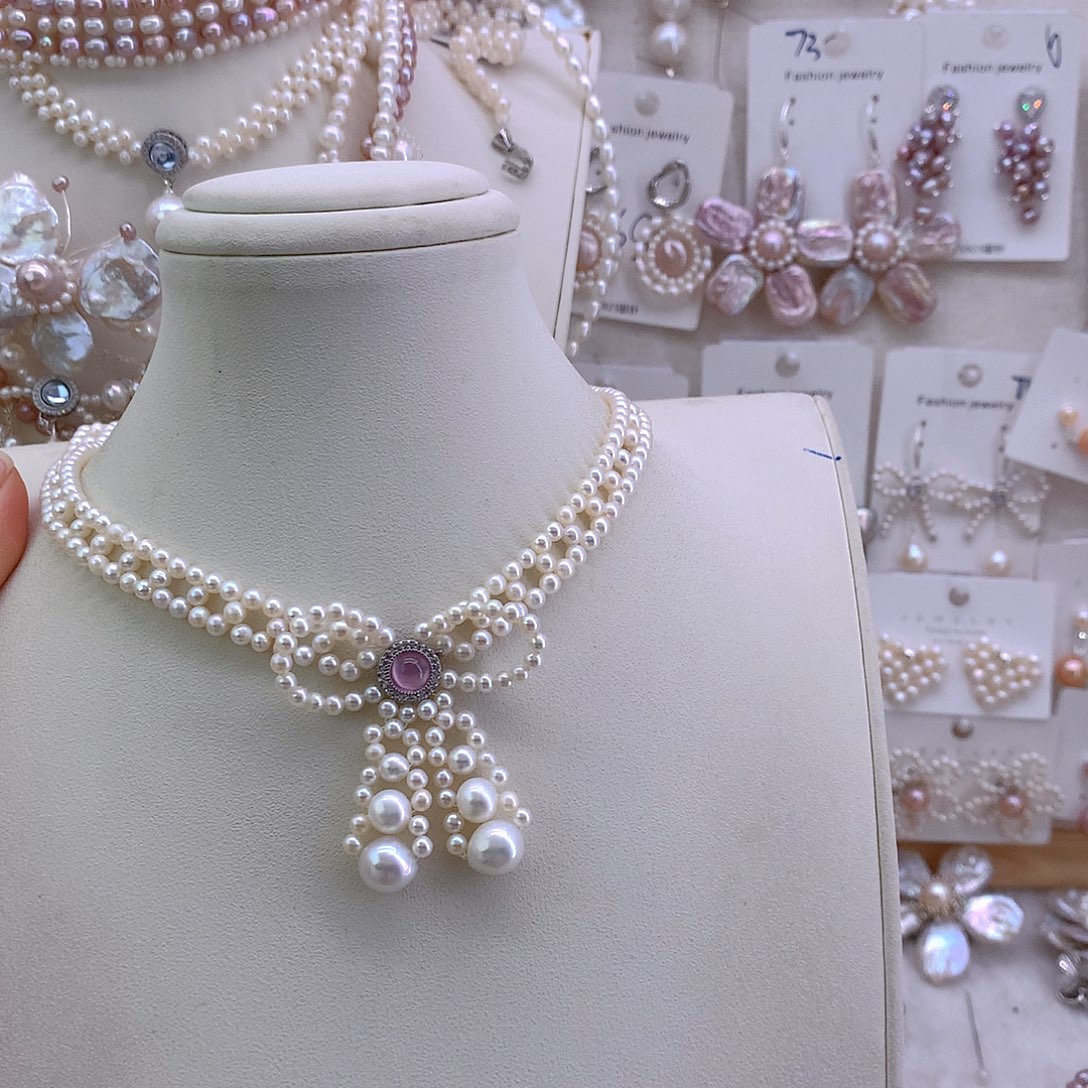 天****未镶嵌项链淡水珍珠