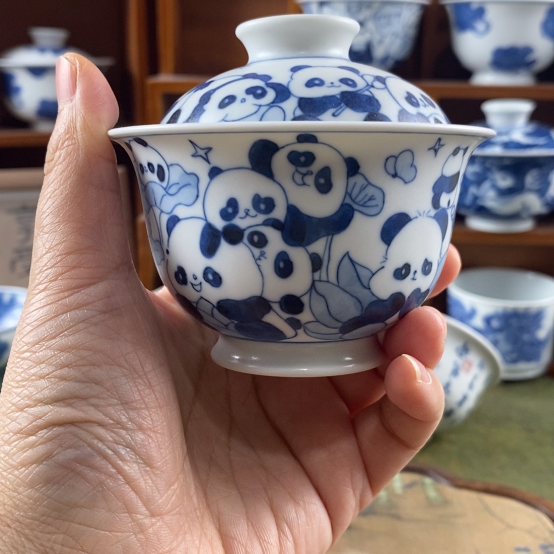瓷片景德镇陶瓷手绘茶器337