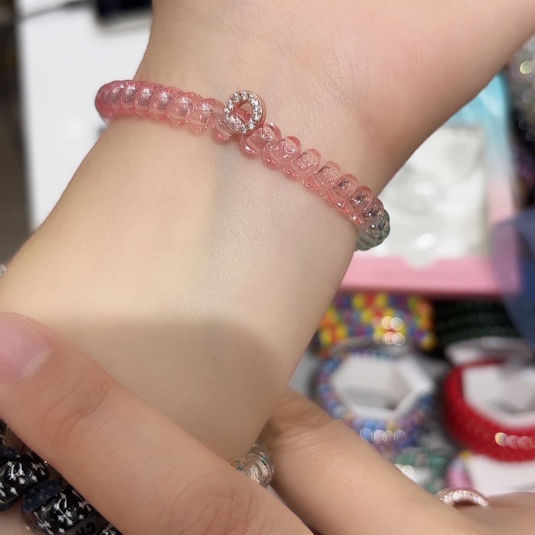 非金属发饰14号手链一条海洋青提