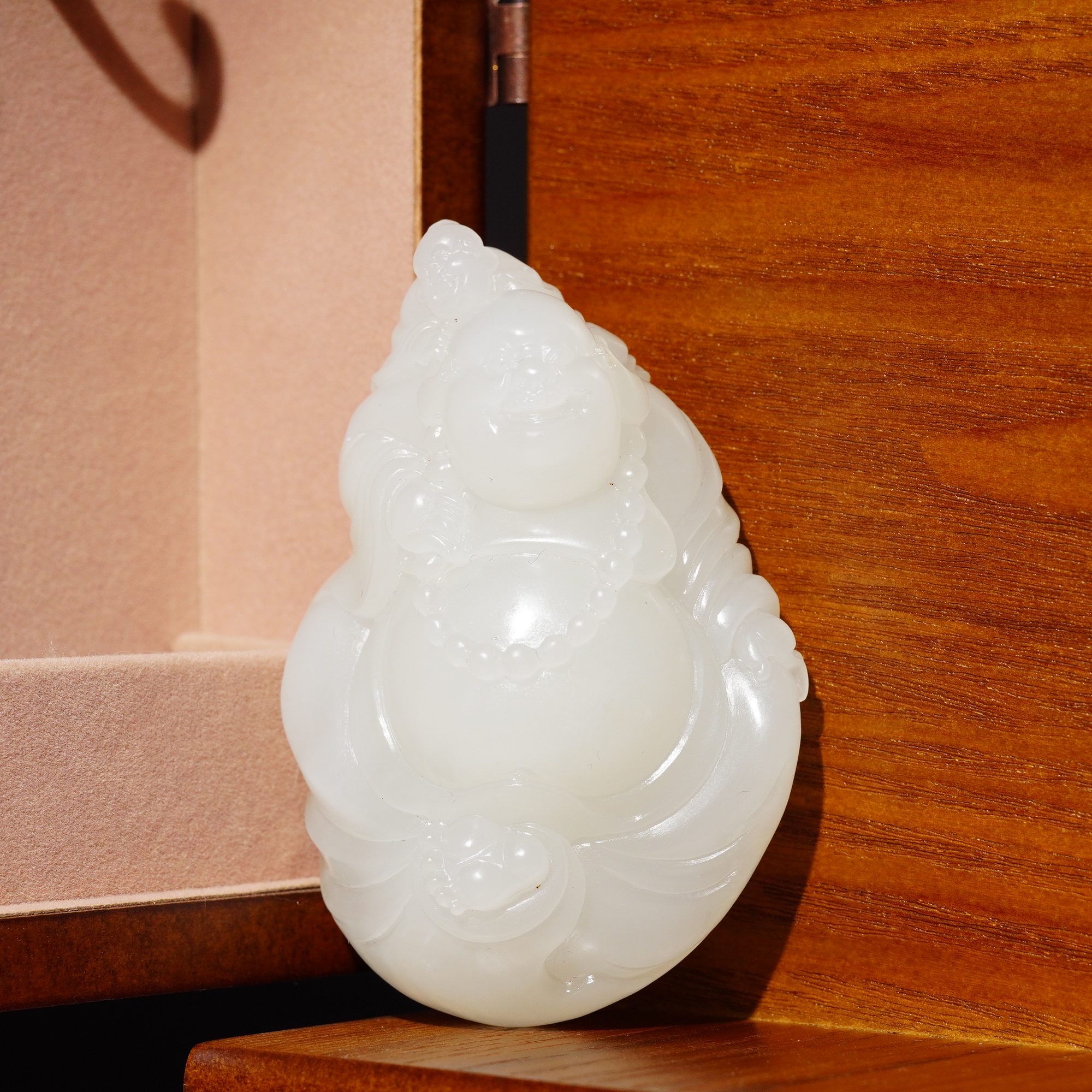 【杨老师甄选】和田玉佛公把件  32500