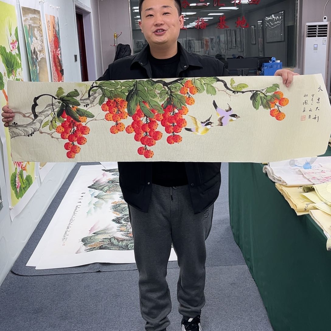 国画宣纸国画作品纯手绘