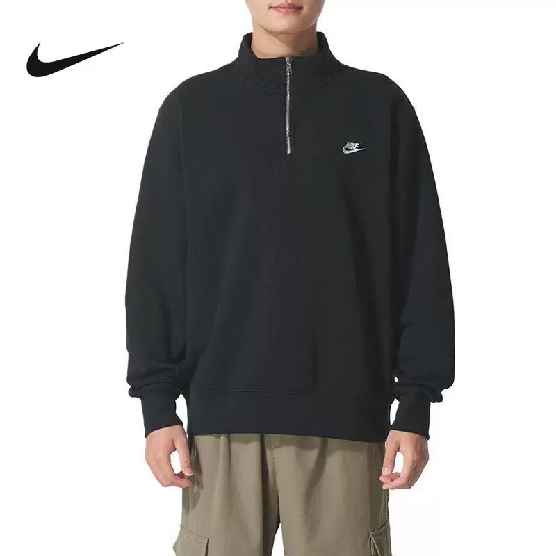 耐克NIKE FN3865休闲运动2025冬加绒男针织套头卫衣ER03