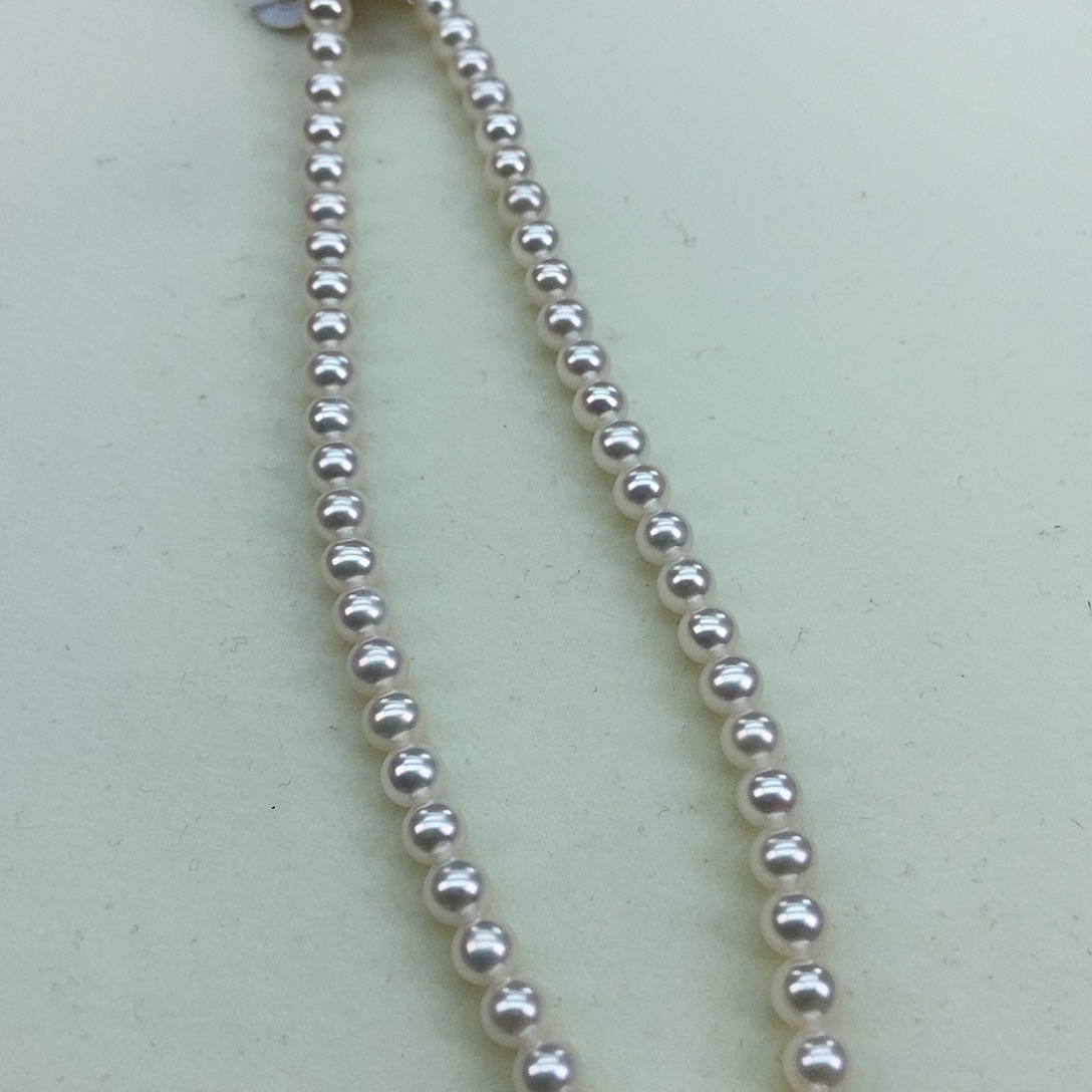 淡水珍珠5.5-6极光正圆白透粉炫彩银S925镶嵌