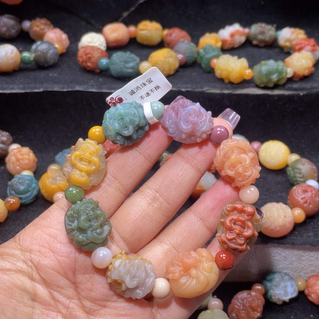 石英质玉手链未镶嵌