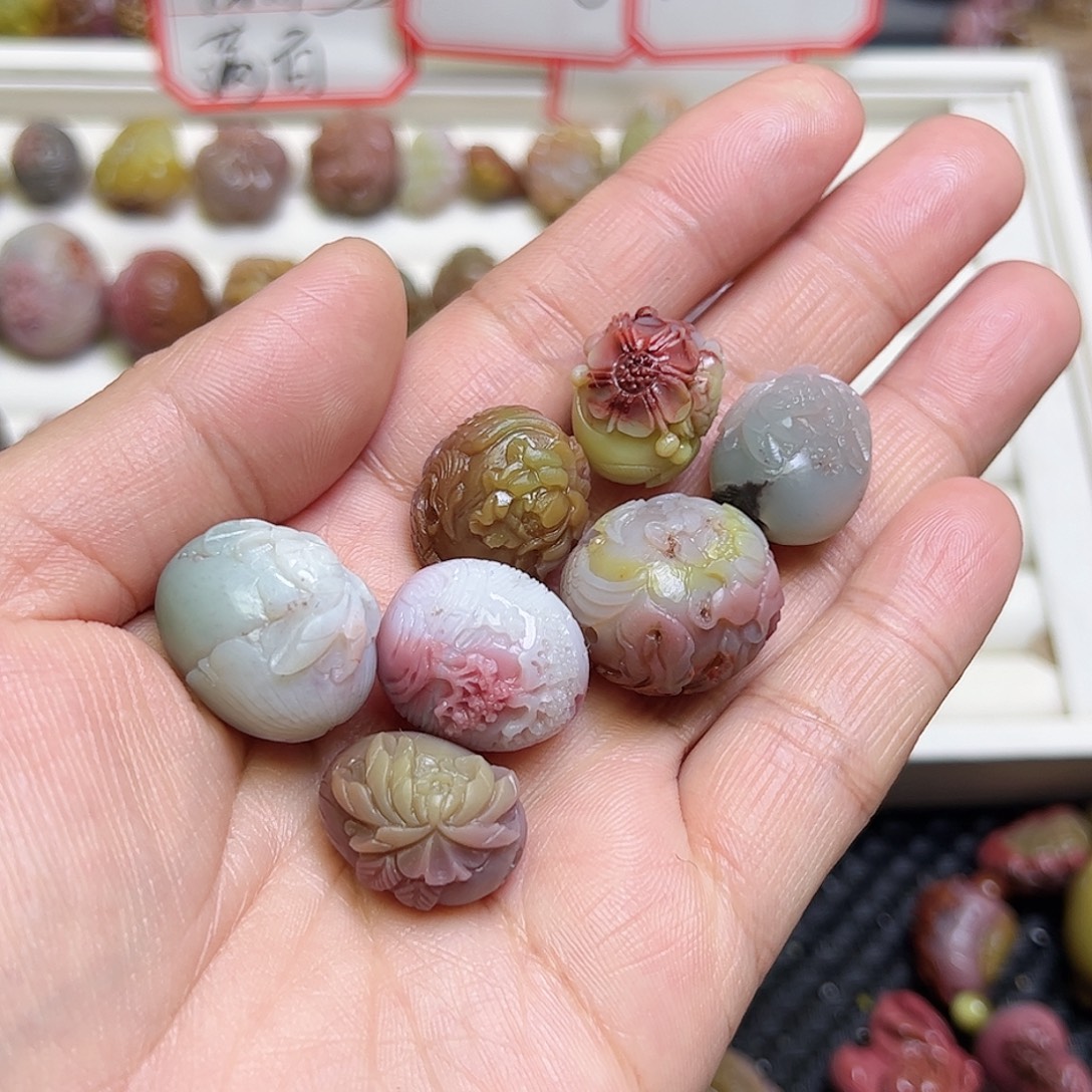 *****玛瑙/玉髓未镶嵌定制手串