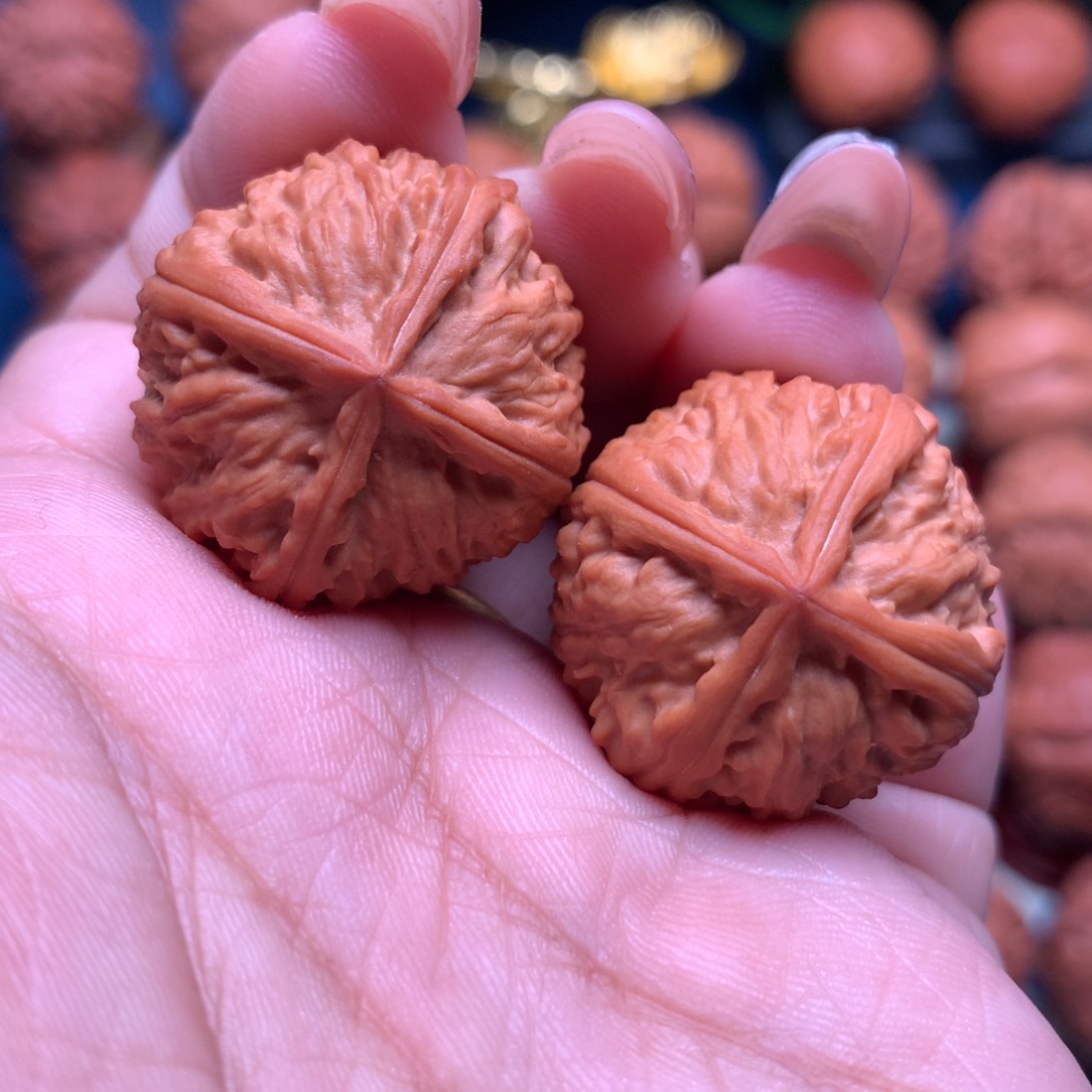 把件文玩核桃蚂蚁四棱