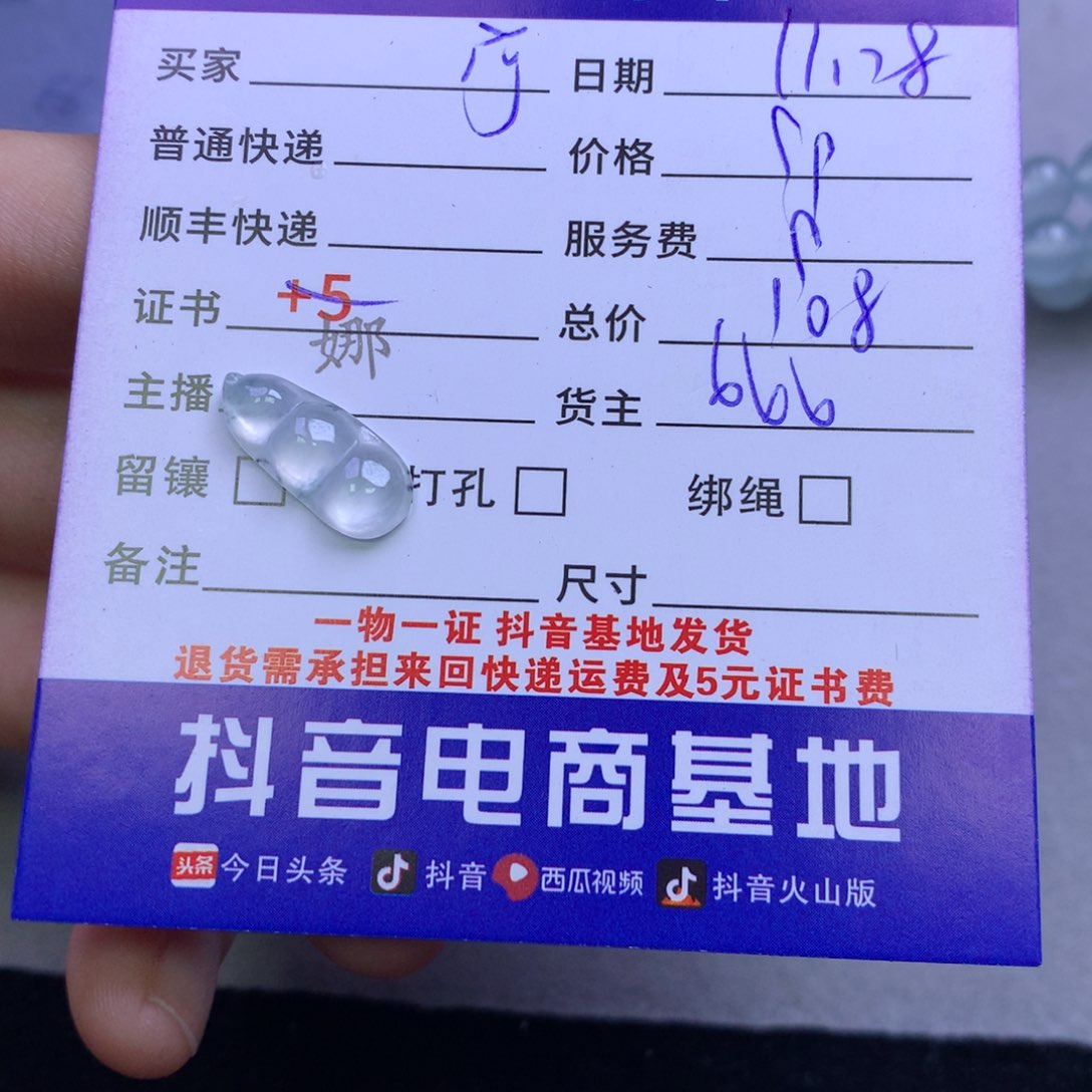 颈饰未镶嵌翡翠宁**运