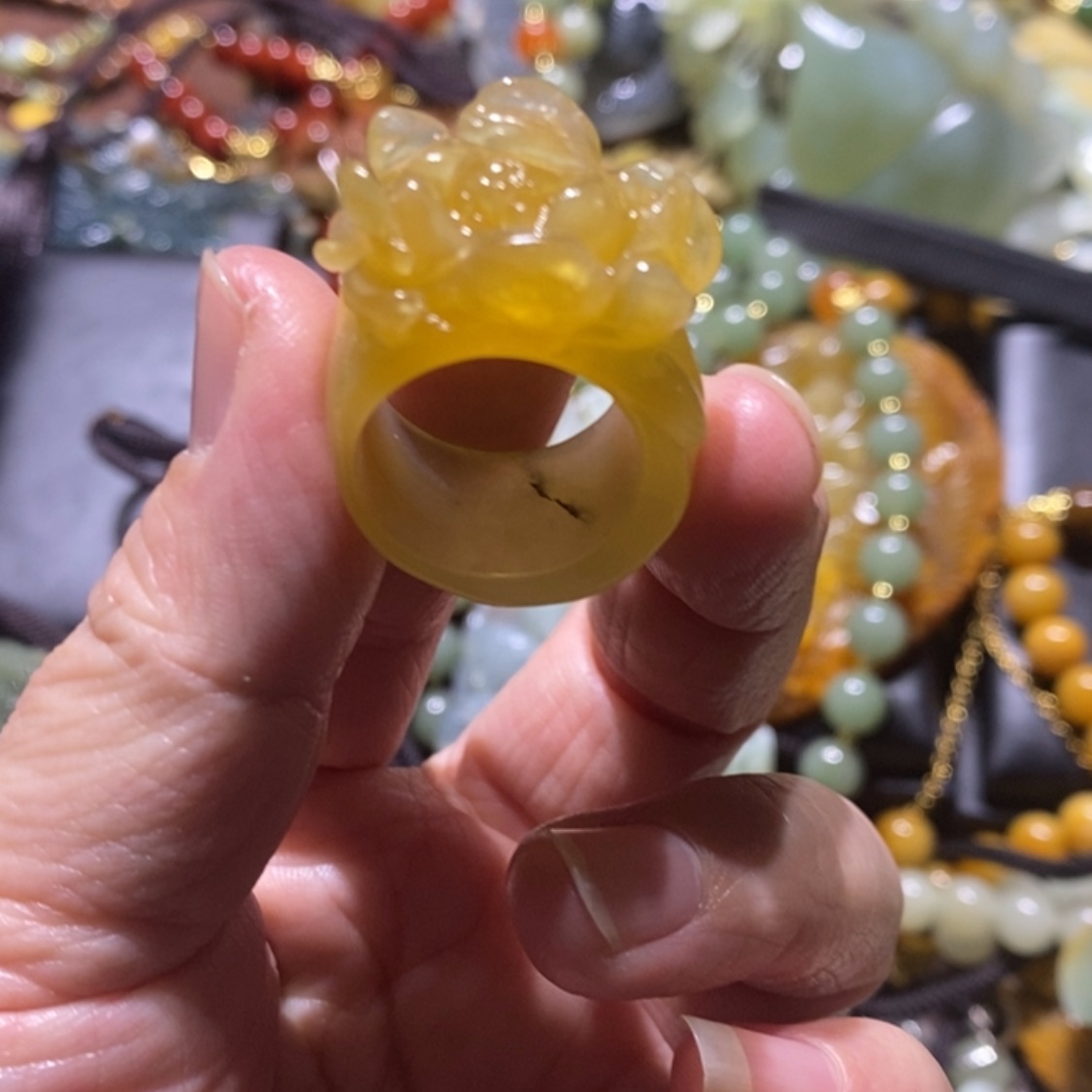 【闪购商品】岫玉毛衣链未镶嵌