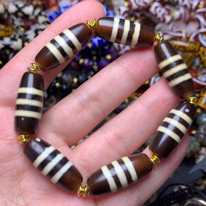 玛瑙/玉髓合金手链