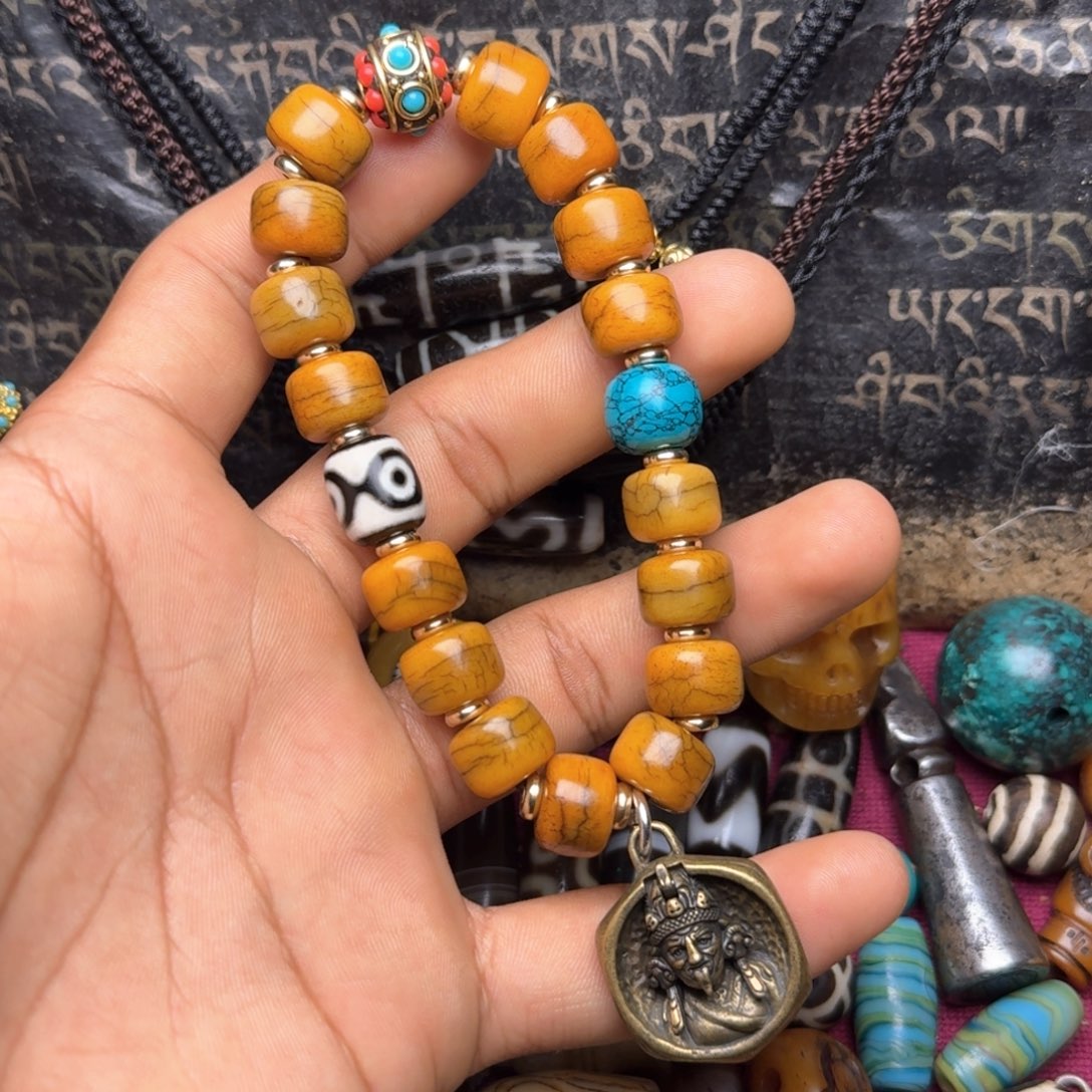 金刚菩提手串牦牛骨