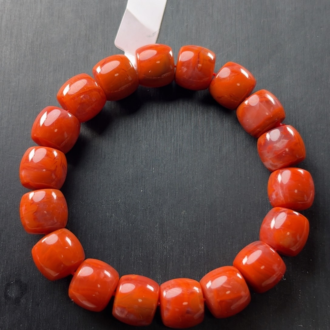 南红玛瑙未镶嵌珠宝奇石12.5mm