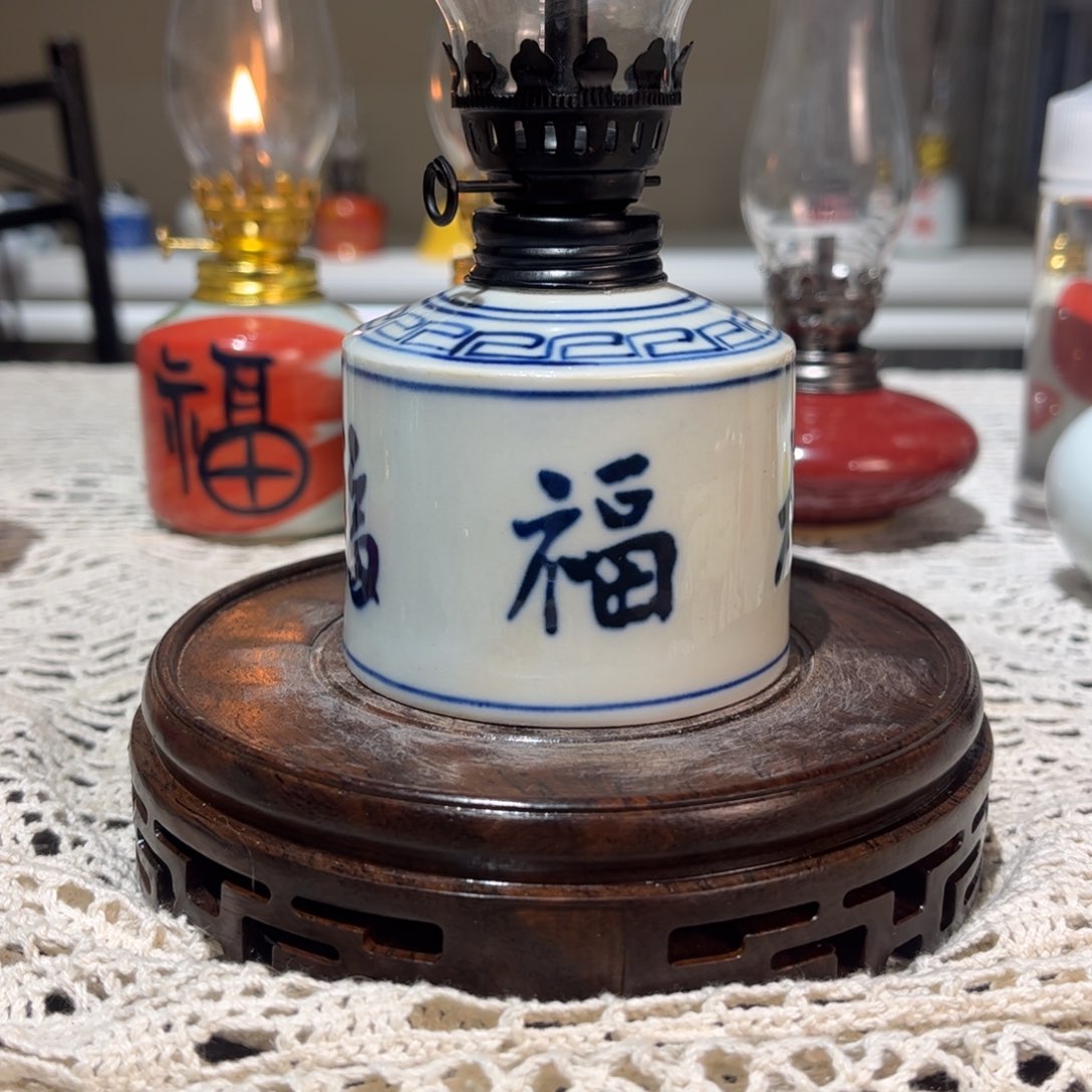 摆件景德镇陶瓷香薰灯