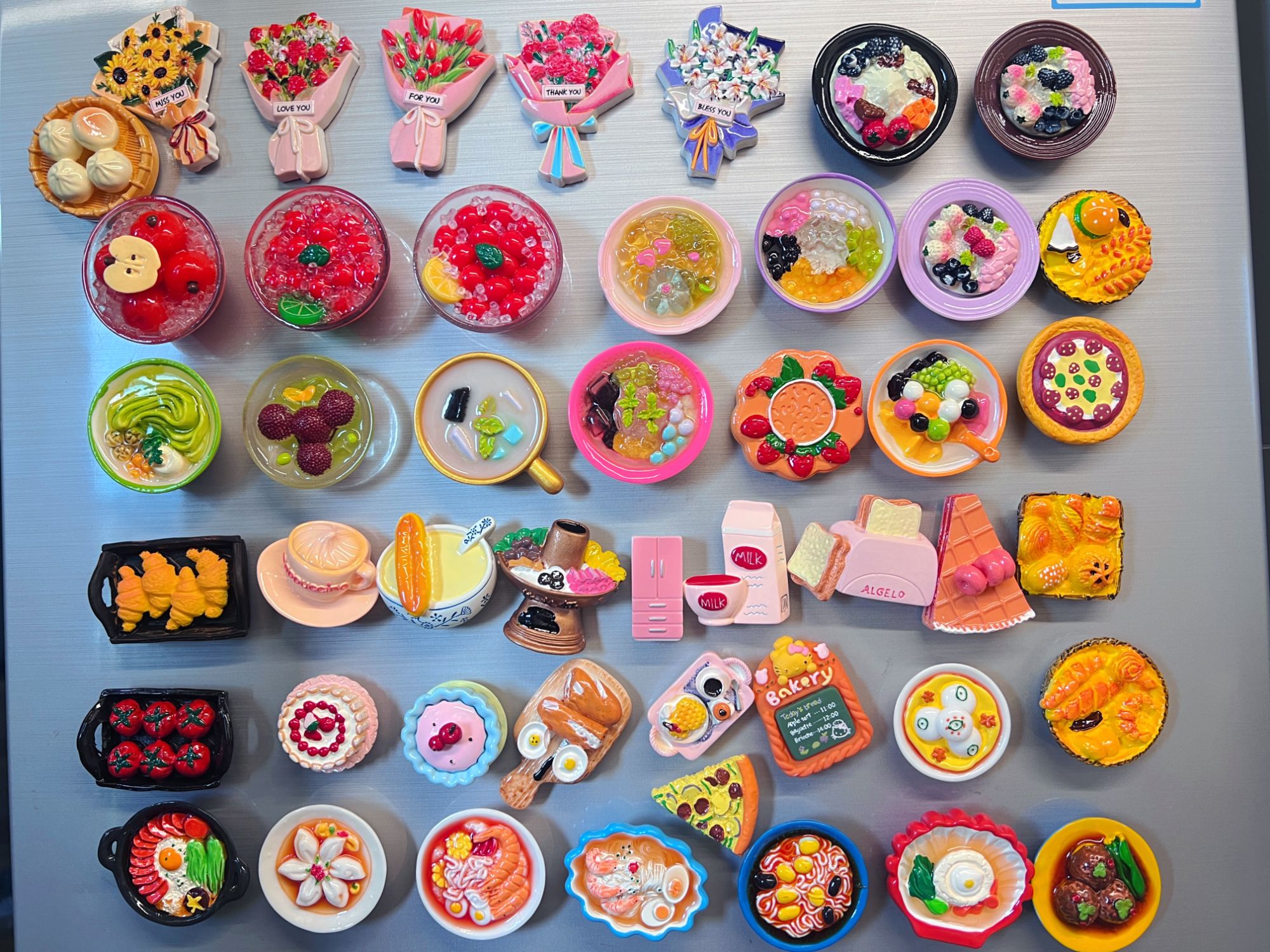 （直播拆）树脂创意立体冰箱贴摆件个性家用可爱居家好物冰箱贴网红