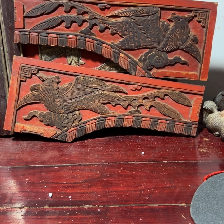 李***）木木雕工艺品摆件