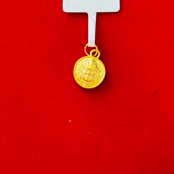 【莹莹专享】足金999饰品 圆牌吊坠 GP 0.3