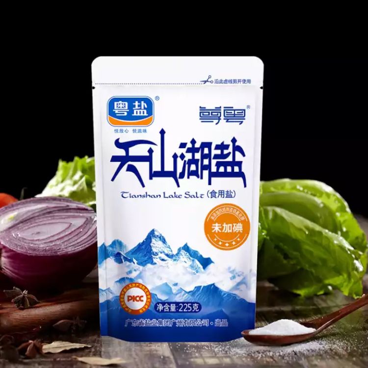 尊粤未加碘天山湖盐225g