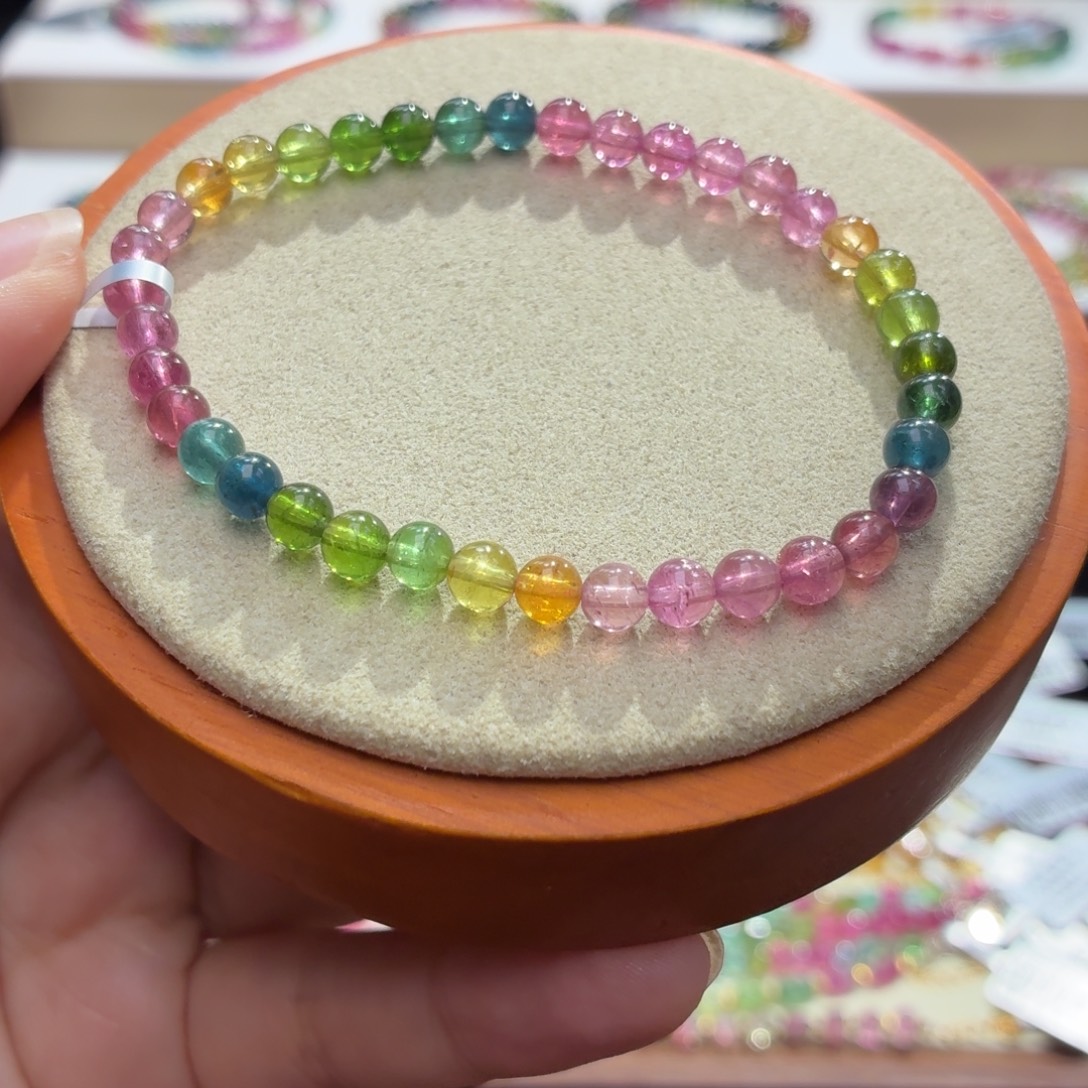 碧玺手串未镶嵌两天看货期