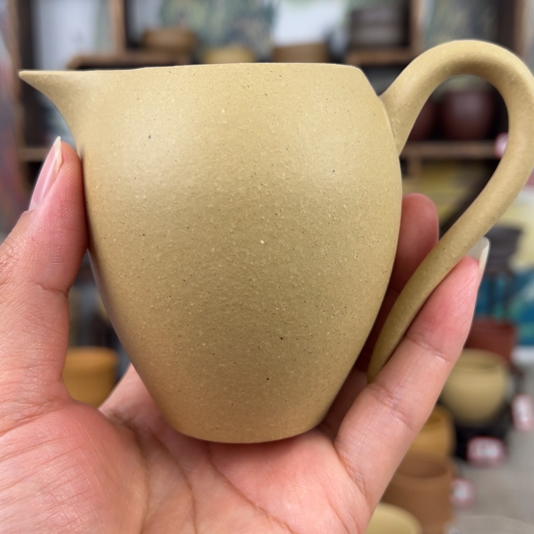 紫砂茶杯拙器甄选，纯原本矿。