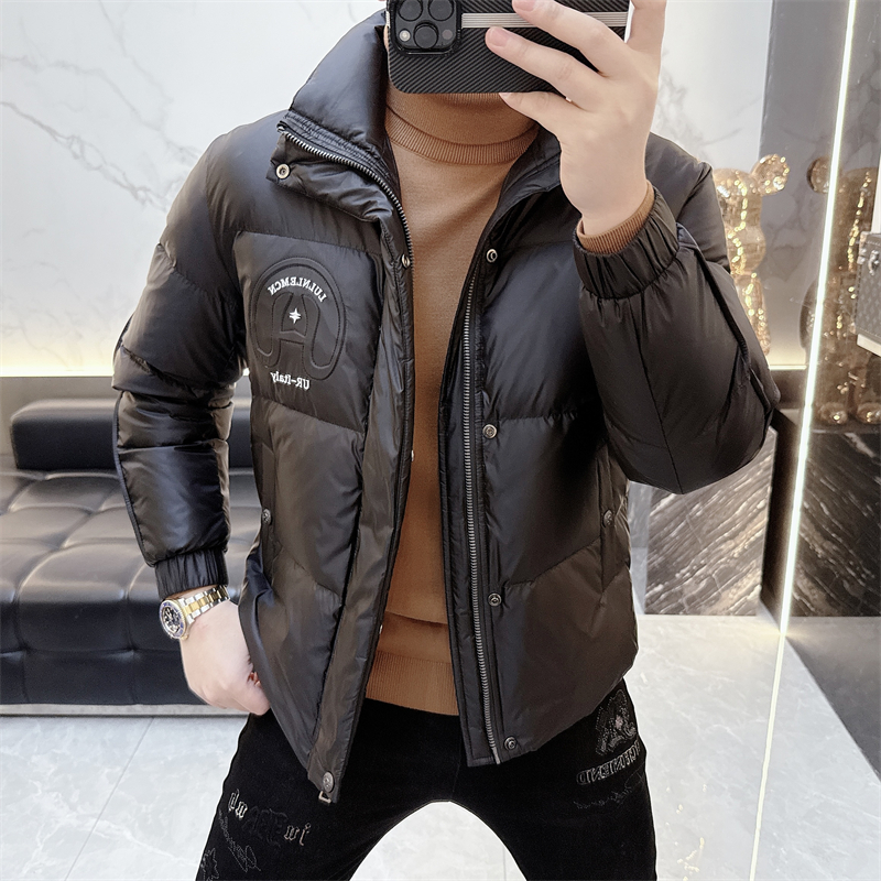 冰希CX.高级感个性设计男士加厚保暖百搭立领羽绒服2025冬季新款